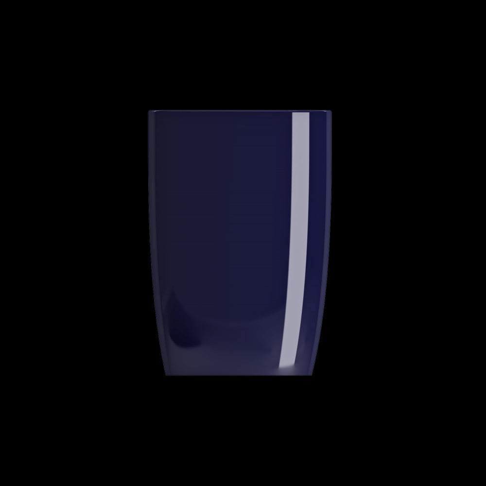 Etna Monoblock Pedestal Sink Fireclay 33.75 in with Drain Cover in Sapphire Blue
