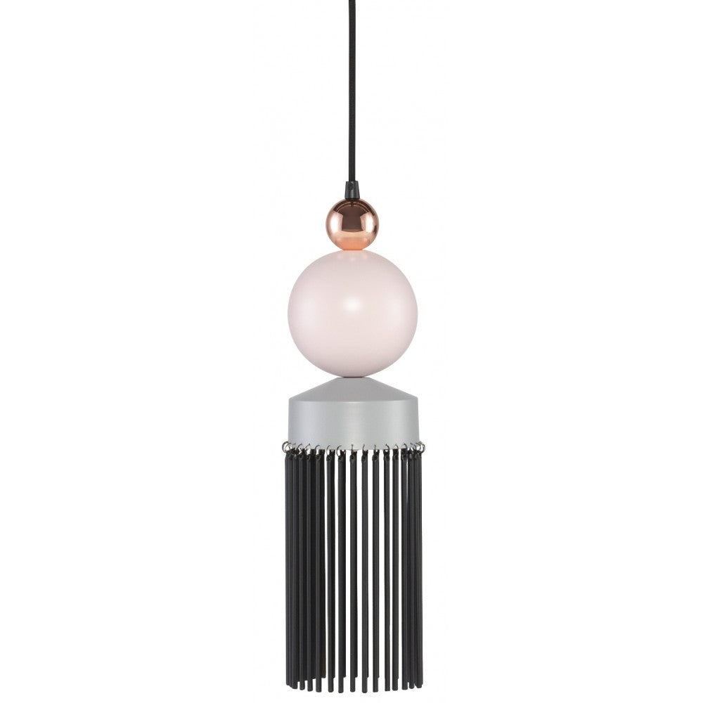 Fabiola Concrete Gray Metal Pendant Lighting