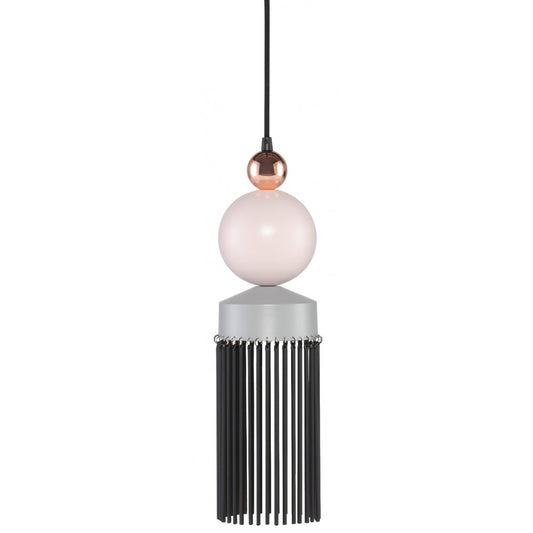Fabiola Concrete Gray Metal Pendant Lighting