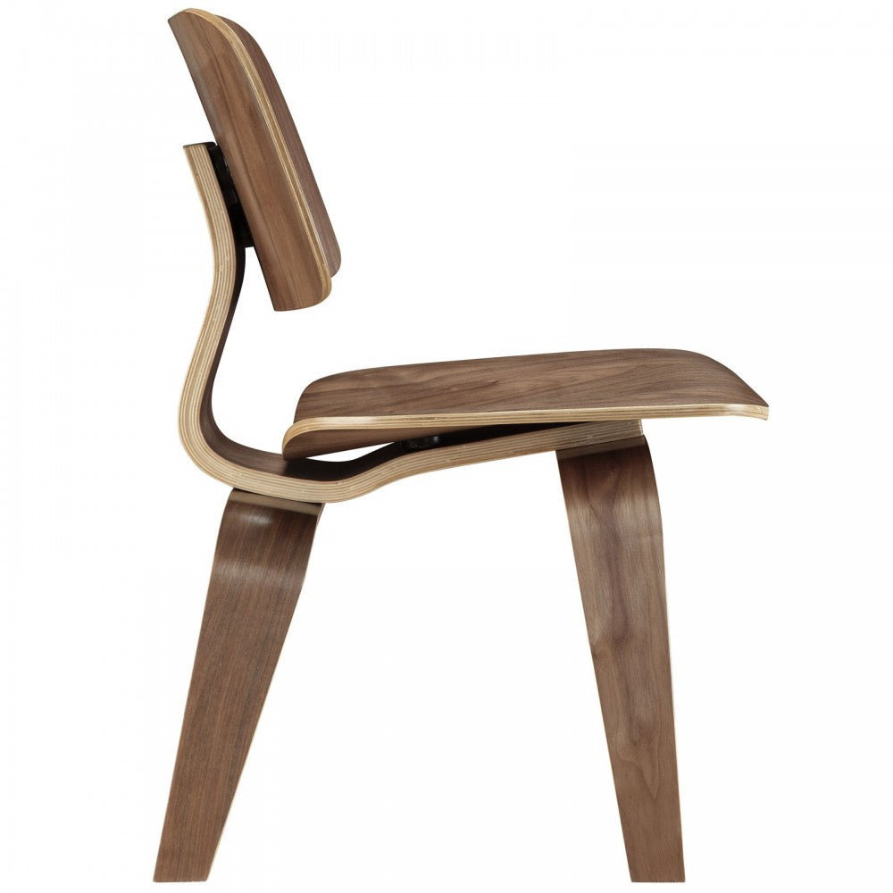 Fathom Dining Wood Side Chair, Walnut