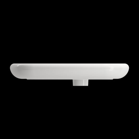 Fenice Vessel Fireclay 21.75 in. 1-Hole in White