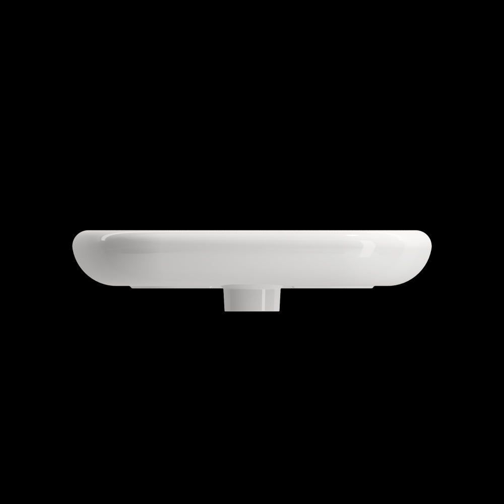 Fenice Vessel Fireclay 21.75 in. 1-Hole in White