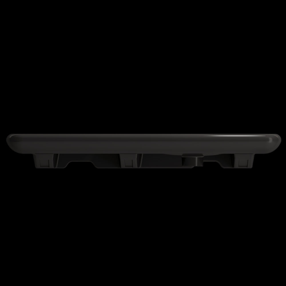 Fenice Wall-Mounted Sink Fireclay 35.5 in. 1-Hole in Matte Black