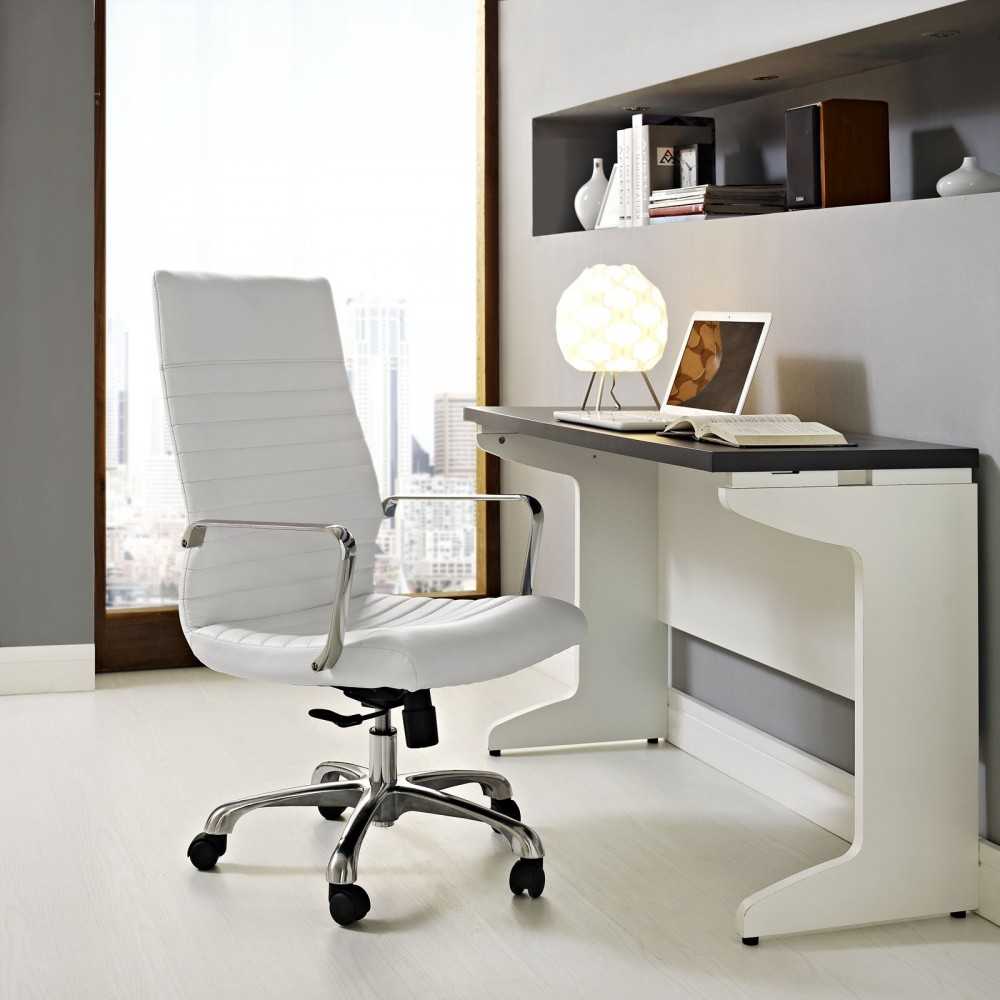 Finesse Highback Office Chair, White