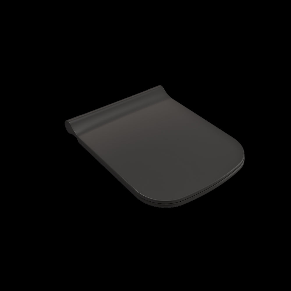 Firenze Soft-Close Toilet Seat in Matte Black