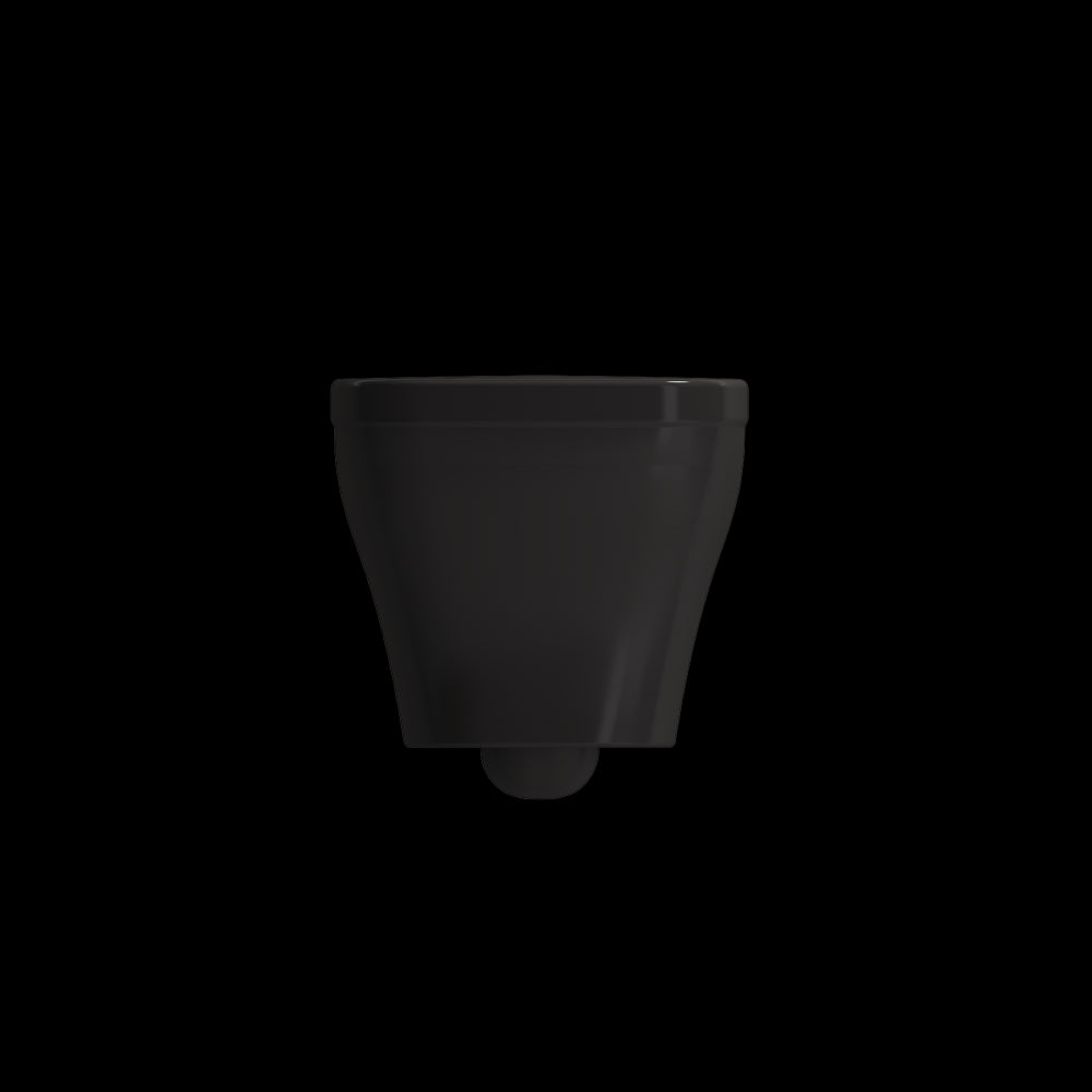 Firenze Wall-Hung Toilet Bowl in Matte Black