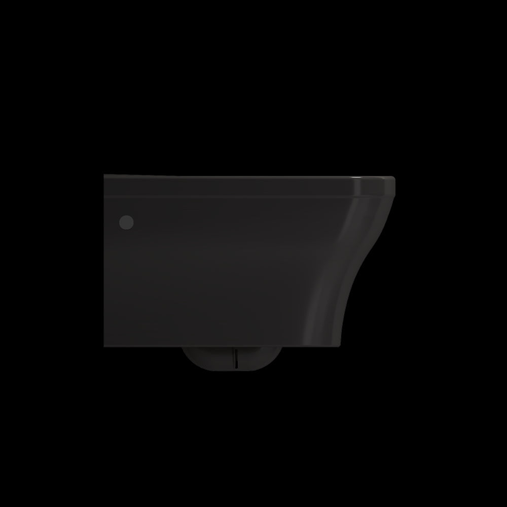 Firenze Wall-Hung Toilet Bowl in Matte Black