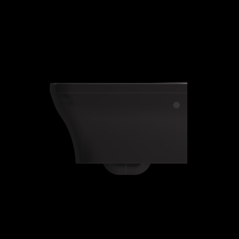 Firenze Wall-Hung Toilet Bowl in Matte Black