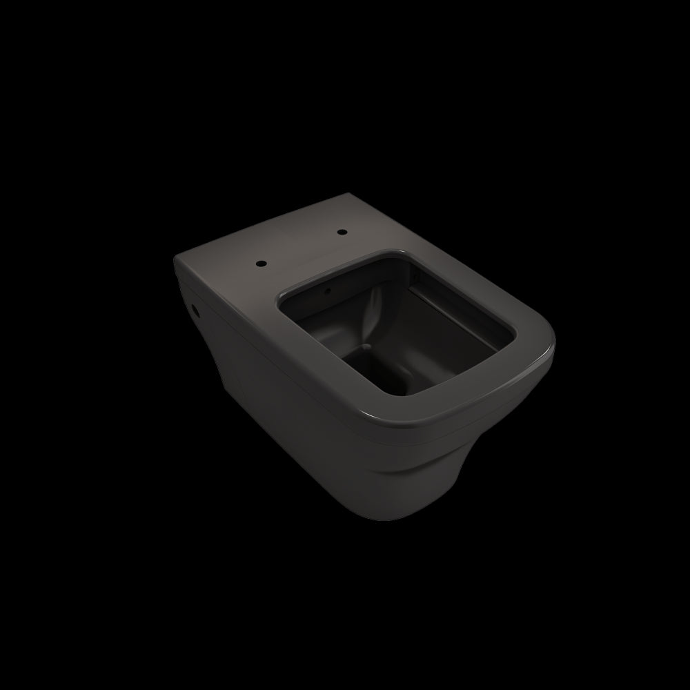 Firenze Wall-Hung Toilet Bowl in Matte Black