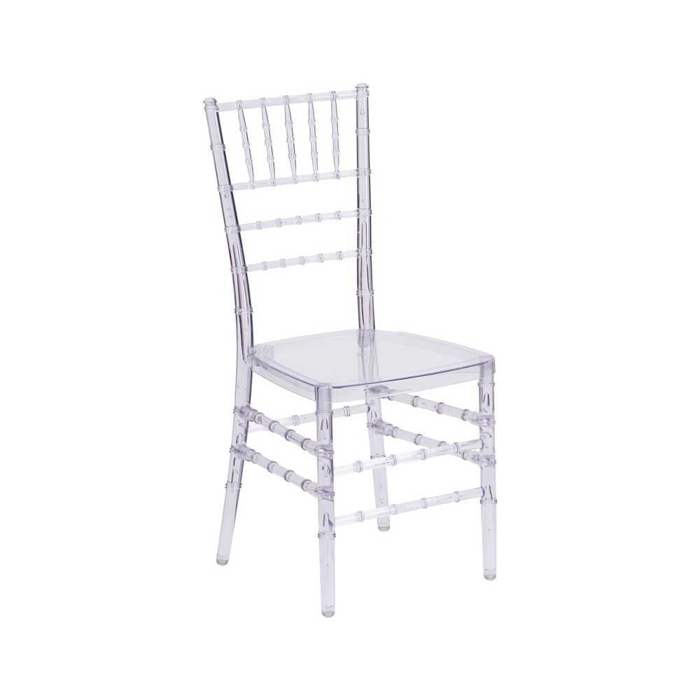 Flash Elegance Crystal Ice Stacking Chiavari Chair
