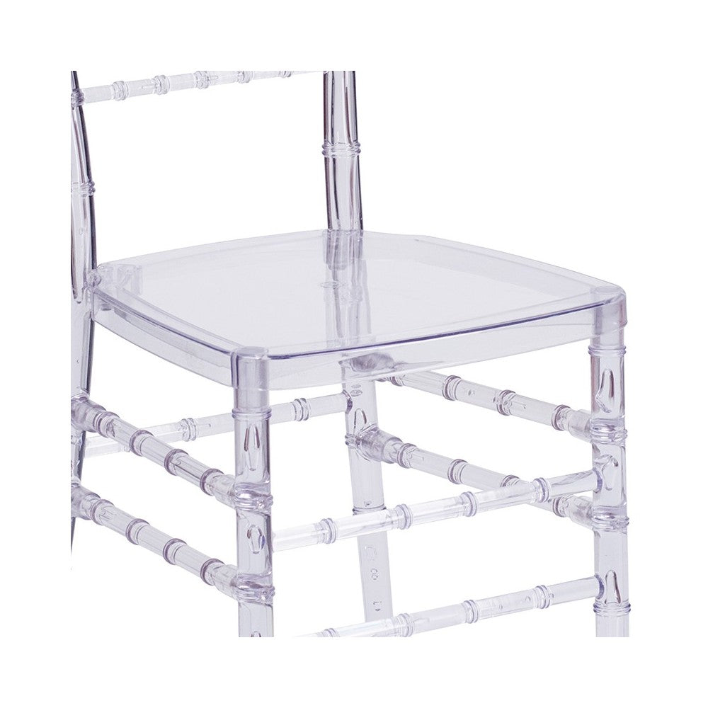 Flash Elegance Crystal Ice Stacking Chiavari Chair