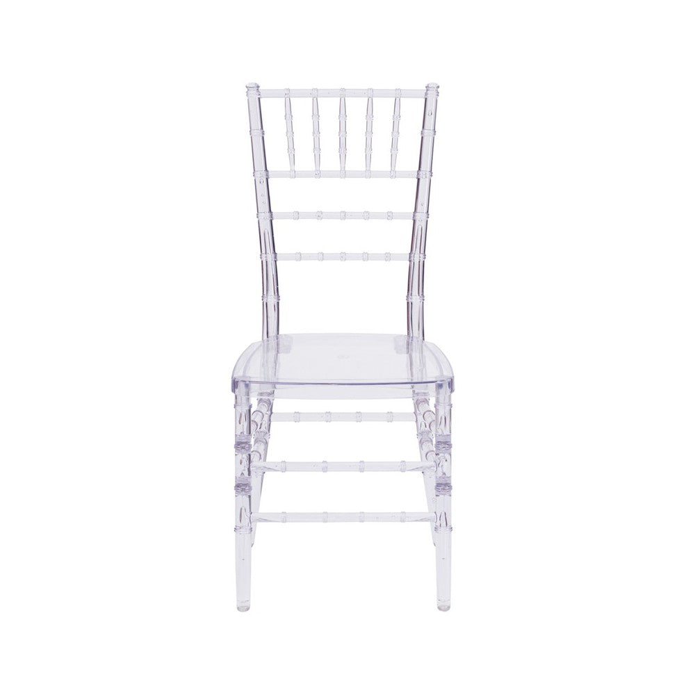 Flash Elegance Crystal Ice Stacking Chiavari Chair