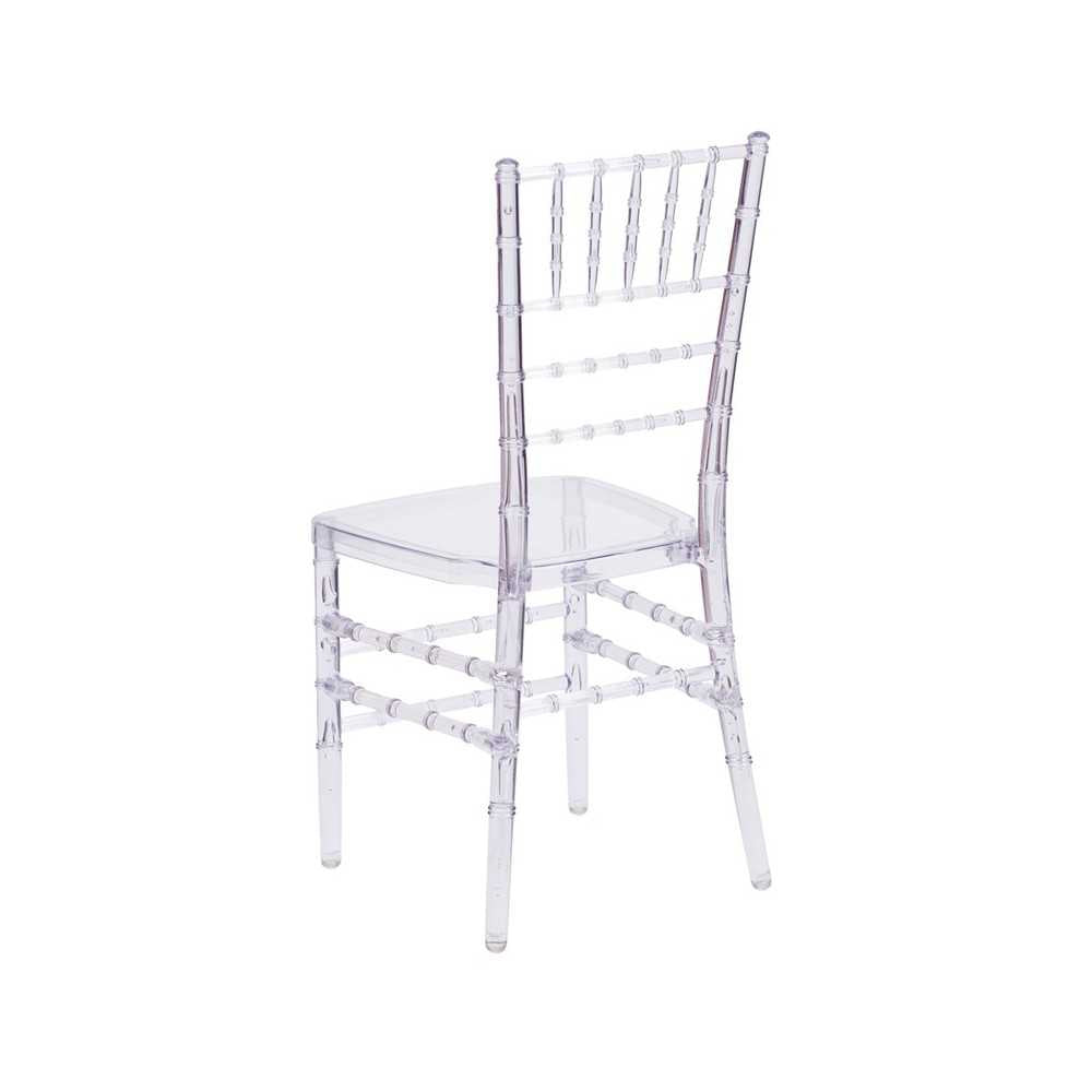 Flash Elegance Crystal Ice Stacking Chiavari Chair