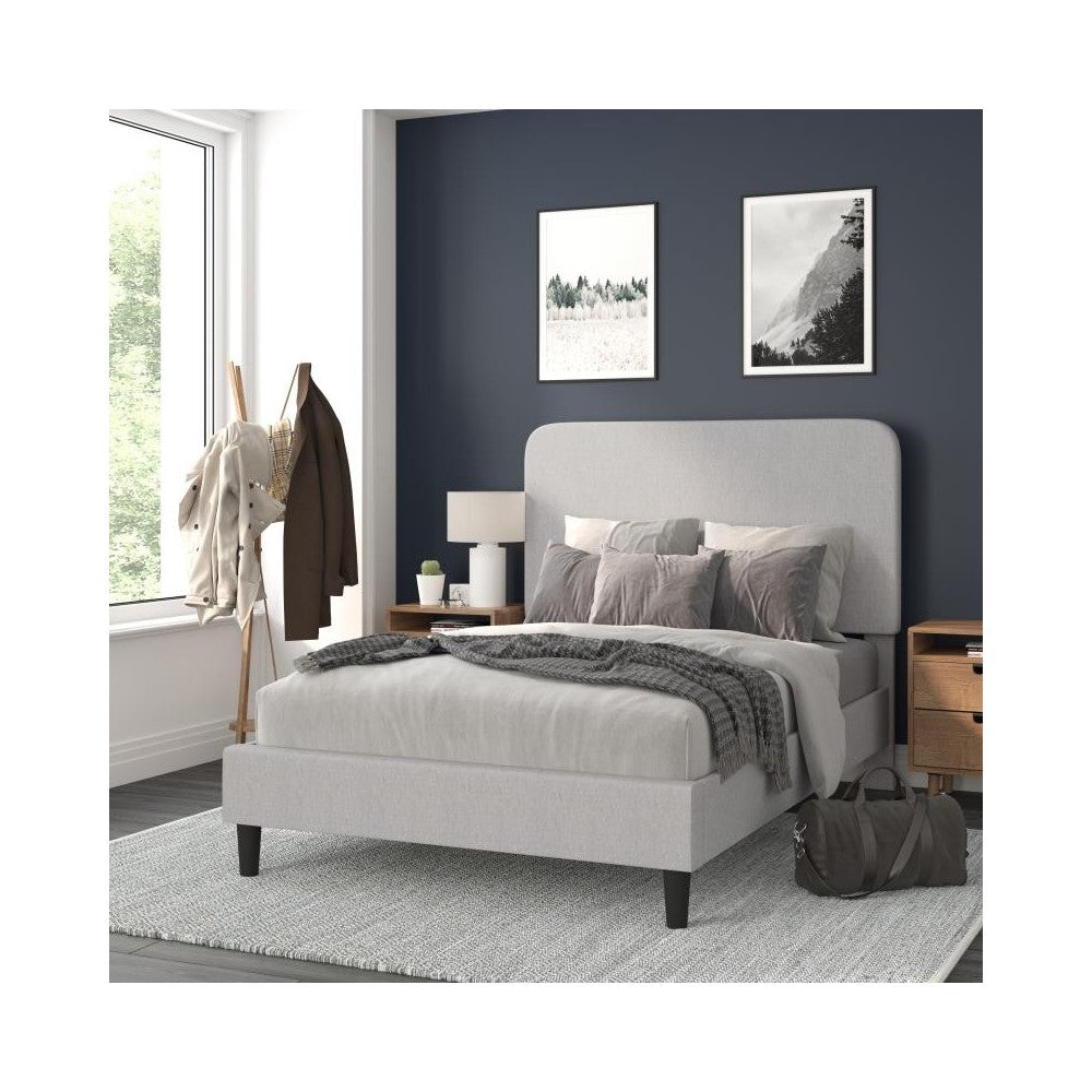 Flash Furniture Addison Gray Full Size Platform Bed HG-3WPB21-F02-F-GY-GG