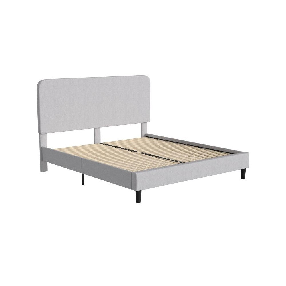 Flash Furniture Addison Gray King Size Platform Bed HG-3WPB21-K04-K-GY-GG