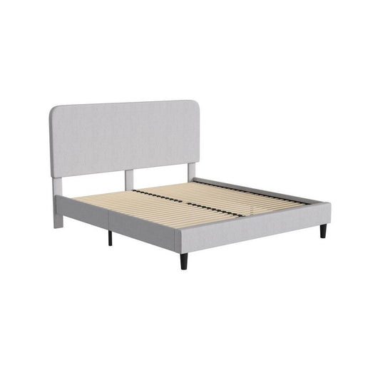 Flash Furniture Addison Gray King Size Platform Bed HG-3WPB21-K04-K-GY-GG