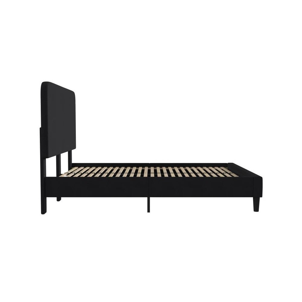 Flash Furniture Addison Black Queen Size Platform Bed HG-3WPB21-Q03-Q-BK-GG