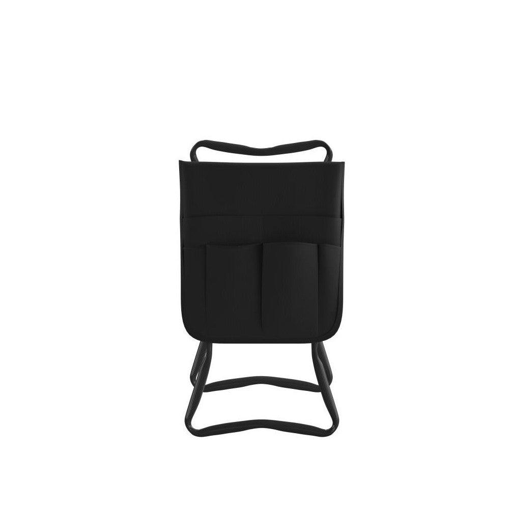 Flash Furniture Assisi Black Metal Garden Kneeler TLH-105-BK-GG