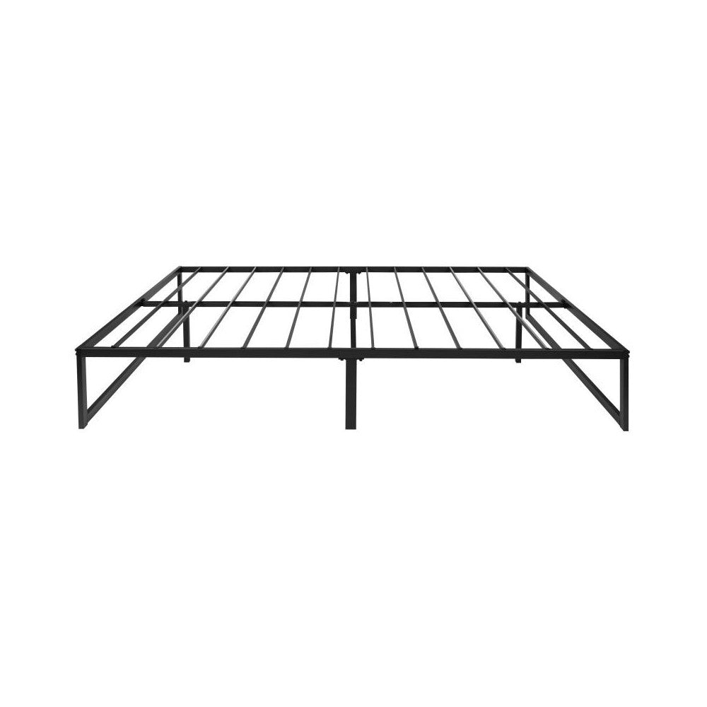 Flash Furniture Bentley 14 Inch Queen Metal Bed Frame MP-XU-BD10001-Q-BK-GG