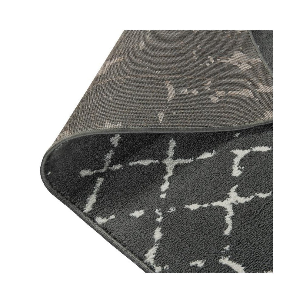 Flash Furniture Beth 8x10 Dark Gray/Ivory Area Rug RC-CR19-1330-810-GR-GG