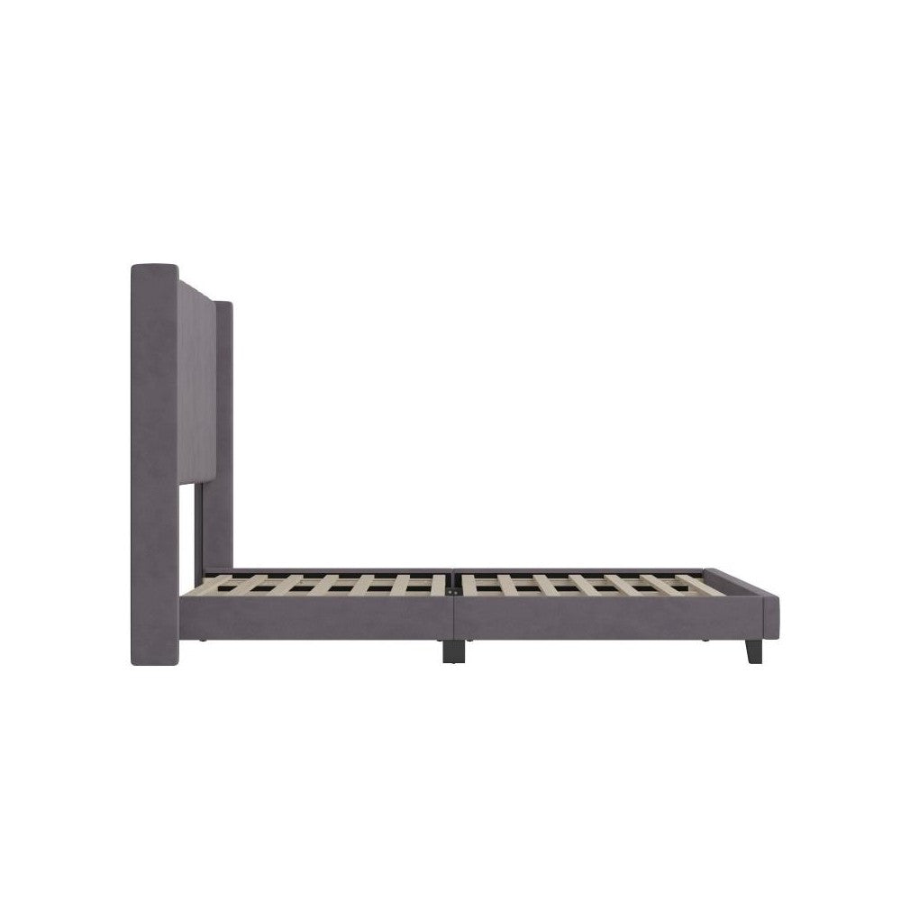 Flash Furniture Bianca Gray King Platform Bed YK-1079-GY-K-GG
