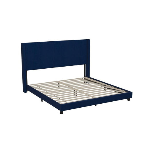 Flash Furniture Bianca Navy King Platform Bed YK-1079-NAVY-K-GG