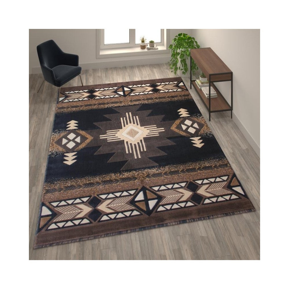 Flash Furniture Black Rug ACD-RGY9S1-810-BK-GG