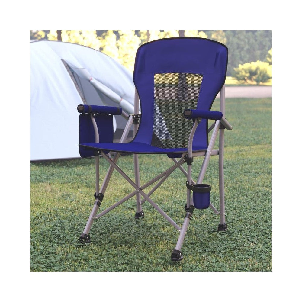 Flash Furniture Blue Folding Camping Chair JJ-CC302-BL-GG