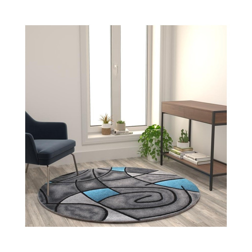Flash Furniture Blue Rug ACD-RGTRZ860-55-BL-GG