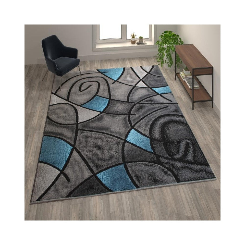 Flash Furniture Blue Rug ACD-RGTRZ860-810-BL-GG