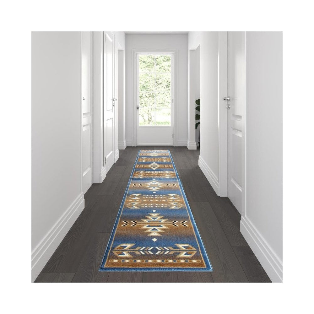 Flash Furniture Blue Rug OKR-RG1113-211-BL-GG