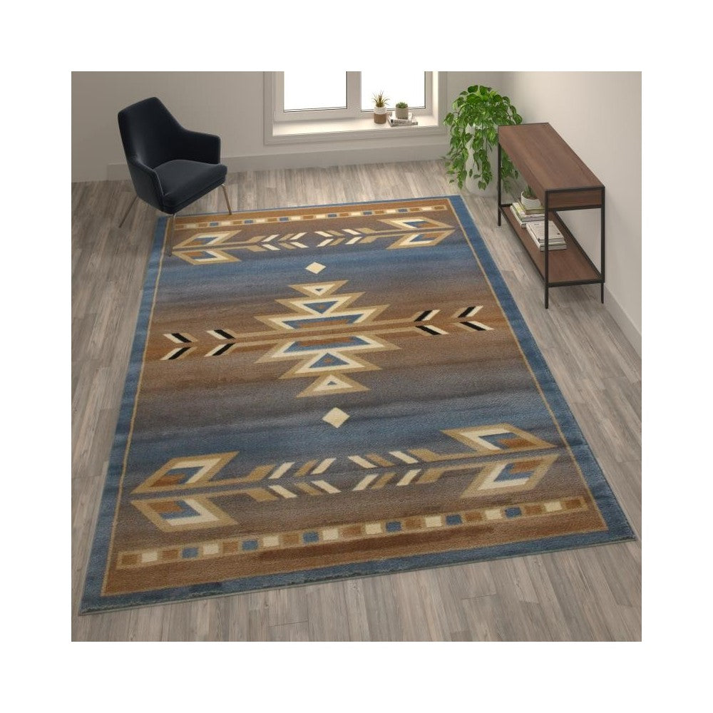 Flash Furniture Blue Rug OKR-RG1113-810-BL-GG