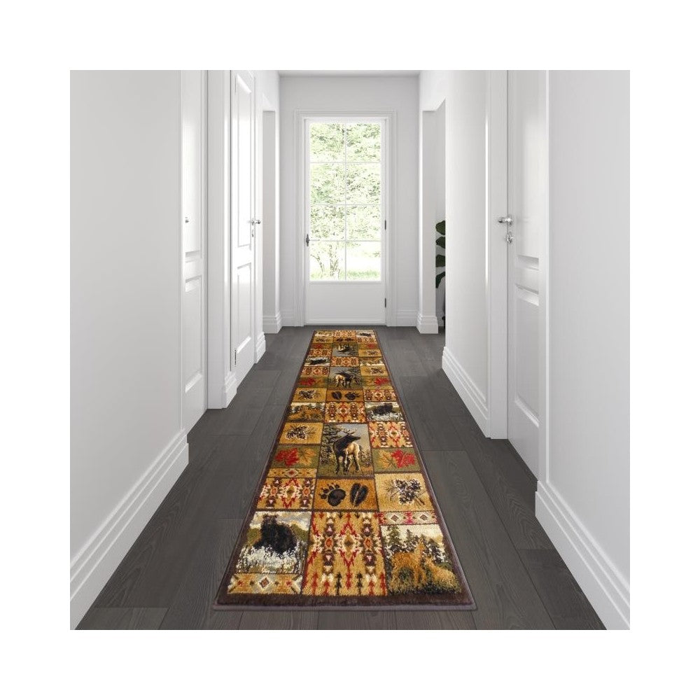 Flash Furniture Brown Rug ACD-RGZ876038-27-BN-GG