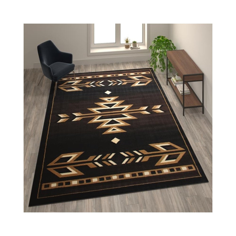 Flash Furniture Brown Rug KP-RG2814-810-BN-GG