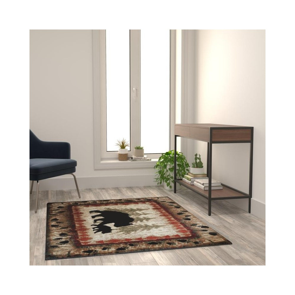 Flash Furniture Brown Rug KP-RGB3940-45-BN-GG