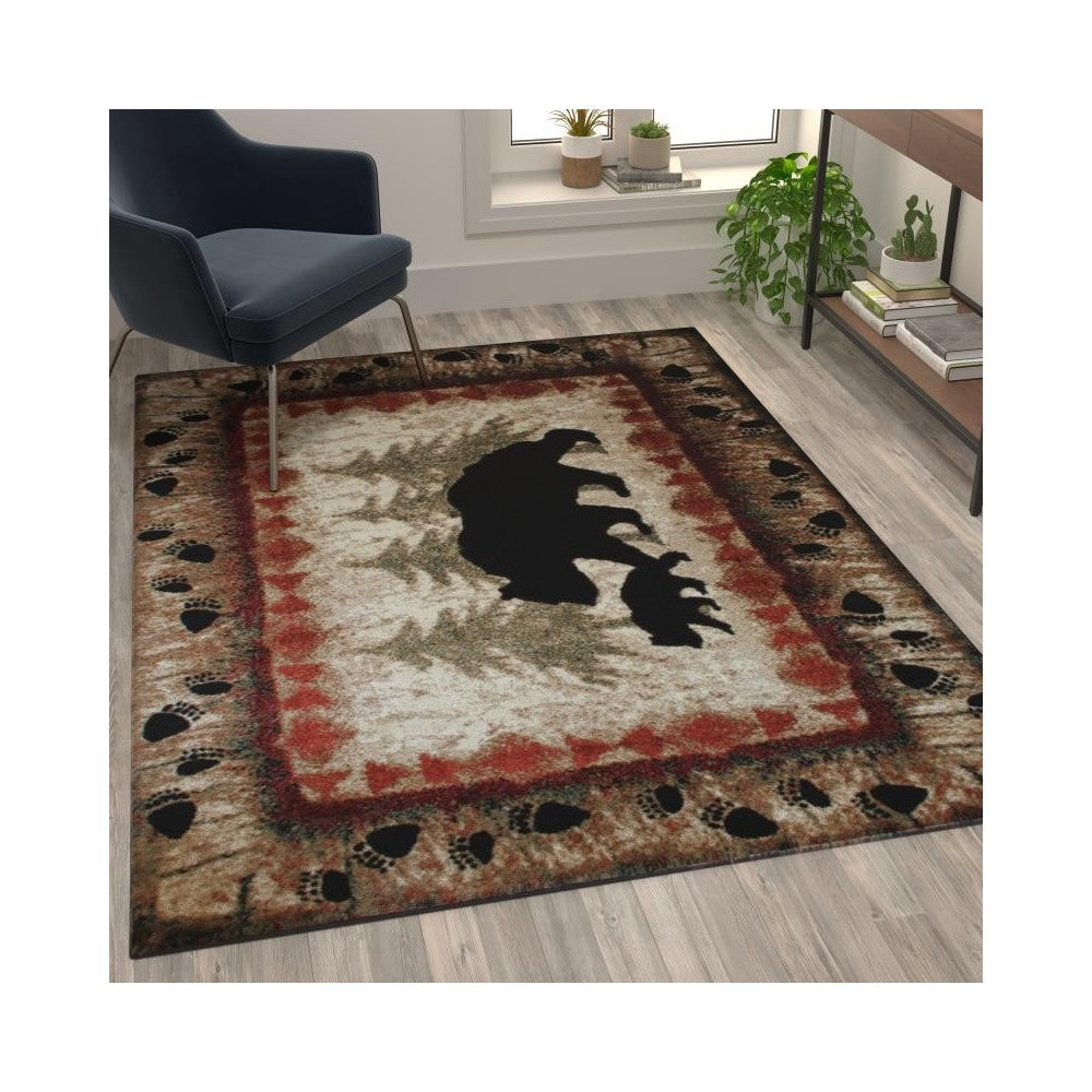 Flash Furniture Brown Rug KP-RGB3940-57-BN-GG