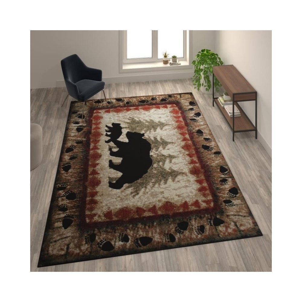 Flash Furniture Brown Rug KP-RGB3940-810-BN-GG