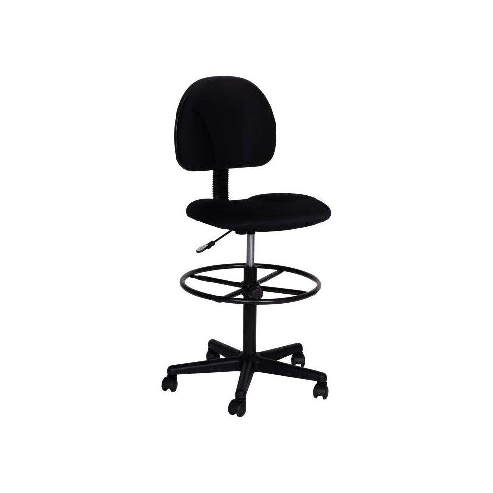 Flash Furniture Bruce Black Fabric Draft Chair BT-659-BLACK-GG