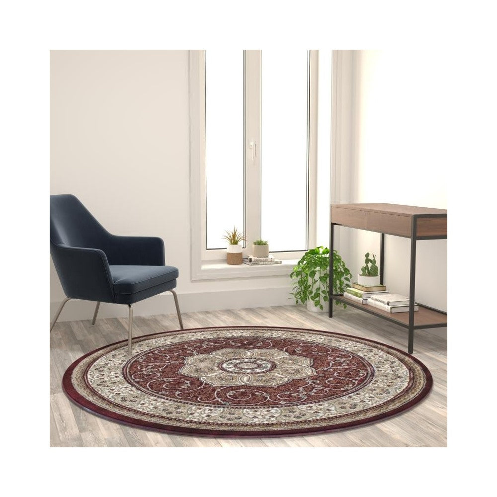 Flash Furniture Burgundy Rug NR-RGB404-55R-BU-GG
