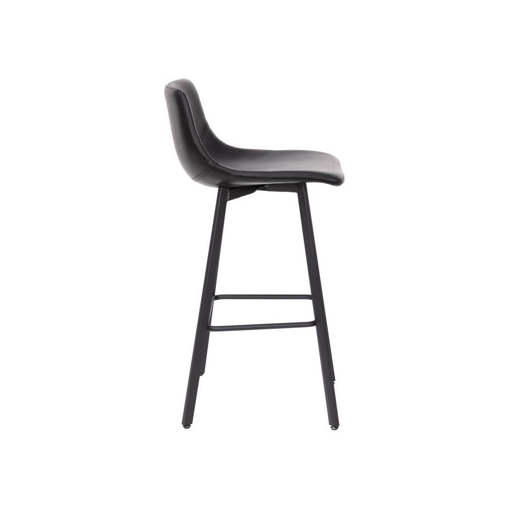 Flash Furniture Caleb 2PK 30" Black Leather Stools CH-212069-30-BK-GG