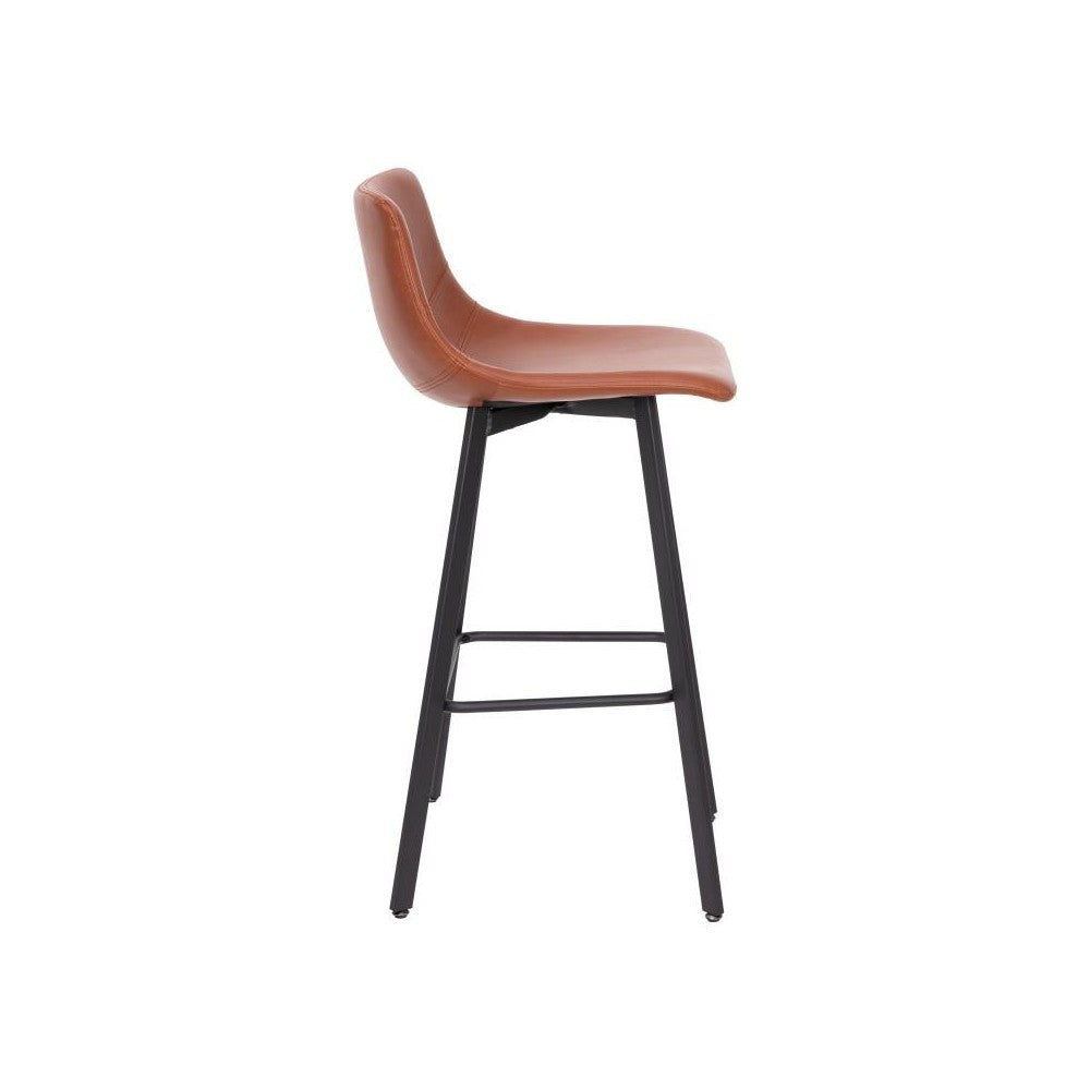 Flash Furniture Caleb 2PK 30" Cognac Leather Stools CH-212069-30-BR-GG