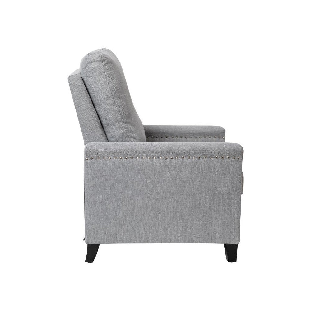 Flash Furniture Carson Light Gray Push Back Recliner BO-BS7003-LGY-GG