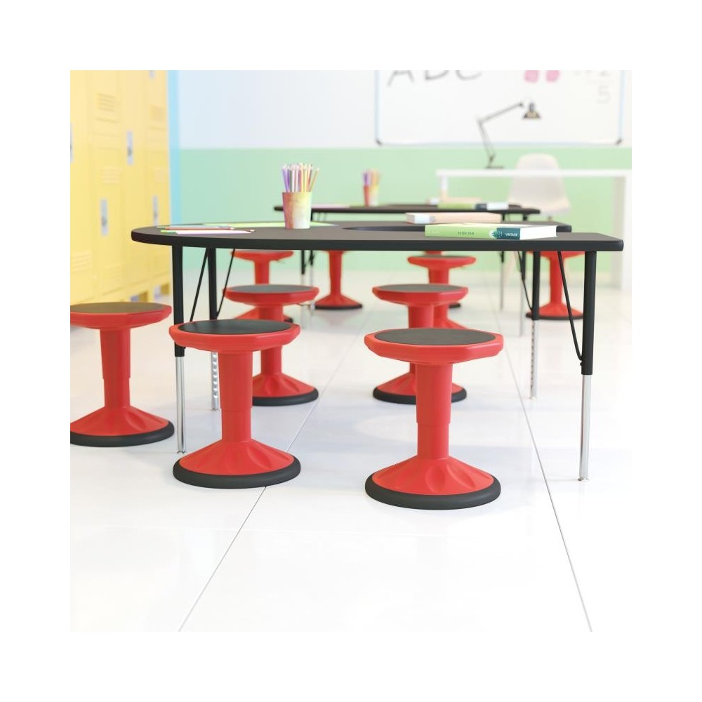 Flash Furniture Carter Red Kids Active Flex Stool AY-9001S-RD-GG