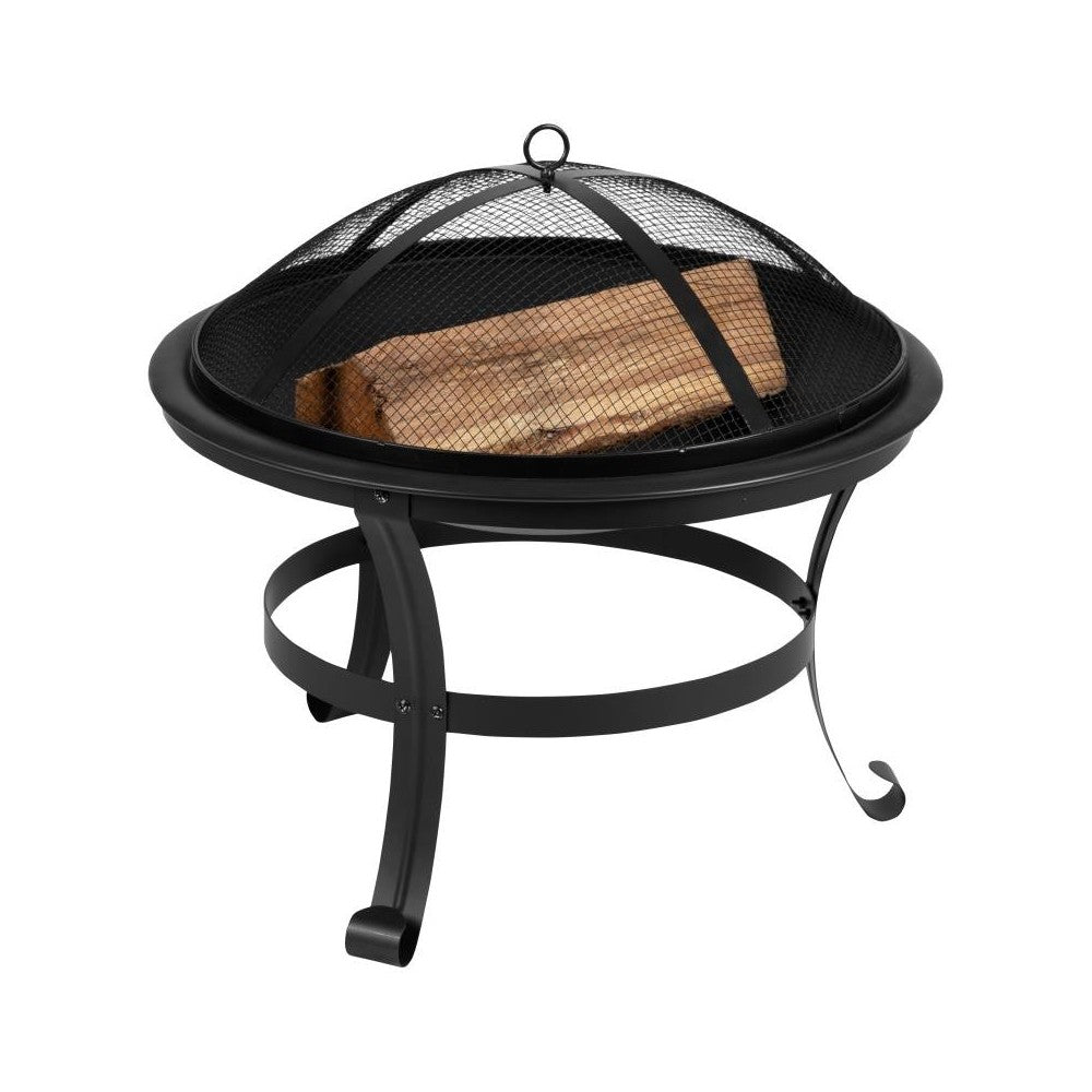 Flash Furniture Chelton 22" Round Wood Burning Firepit YL-202-22-GG