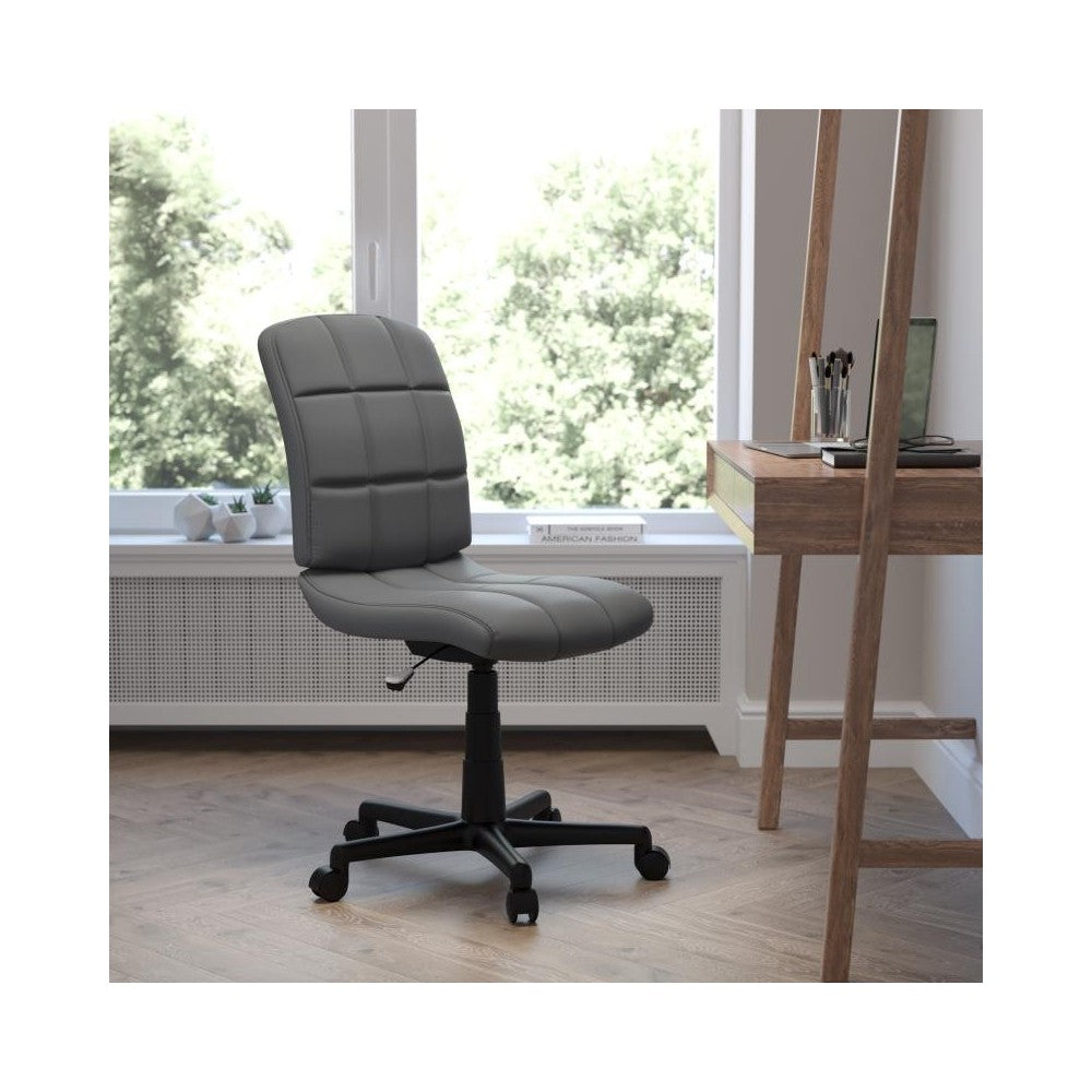 Flash Furniture Clayton Gray Mid-Back Task Chair GO-1691-1-GY-GG
