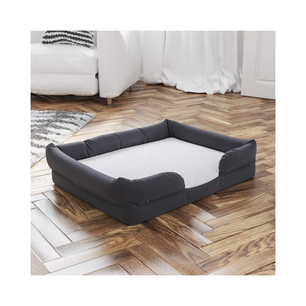 Flash Furniture Cooper Gray 36x28 Memory Foam Dog Bed AJ-ORTHO-00189-GY-GG