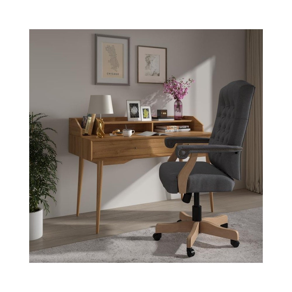 Flash Furniture Derrick Gray High Back Fabric Chair 802-GR-GG
