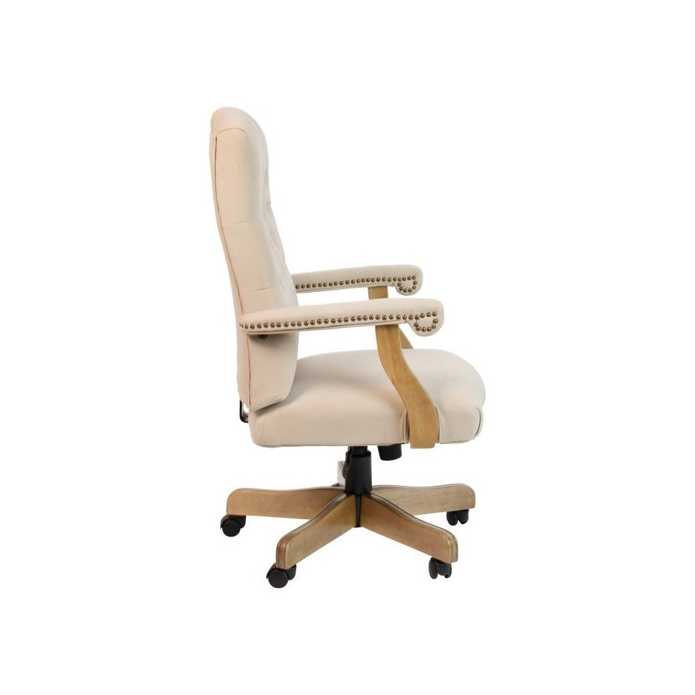 Flash Furniture Derrick Ivory High Back Fabric Chair 802-IV-GG