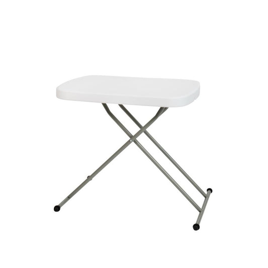 Flash Furniture Elon White Folding Adjustable Table DAD-YCZ-66X-GW-GG