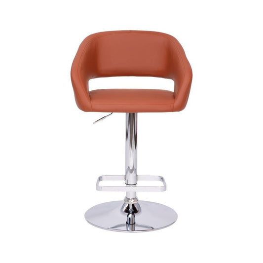 Flash Furniture Erik Cognac Vinyl Barstool CH-122070-BR-GG